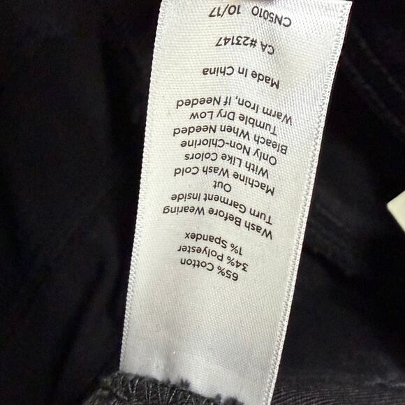 Talbots Barely Boot Jeans Womens 6P Black High Waist Flawless 5 Pocket Denim - Picture 16 of 16